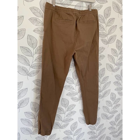 Across the Pond Brown Tie Waist Pants, Size M - Picture 5 of 5